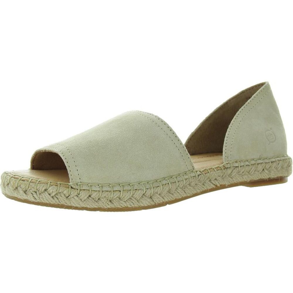 Born Women's Light Sage Suede Espadrille Sandal